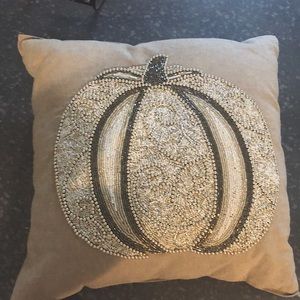 Beaded Pumpkin Pillows